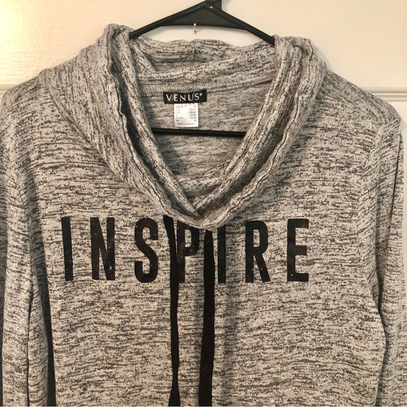 Venus Gray Inspire Sweatshirt Size M - Picture 1 of 5